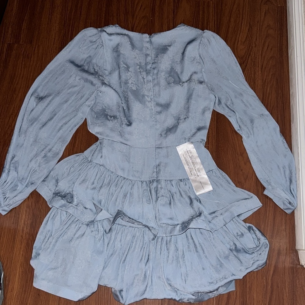 NWT BCBG MAXAZRIA Shadow Belt Long Sleeve Mini Evening Dress 12 Bloomingdale’s - Picture 8 of 10